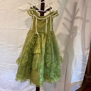 Used Green Princess Dress/ Ball Gown Style for child, girl